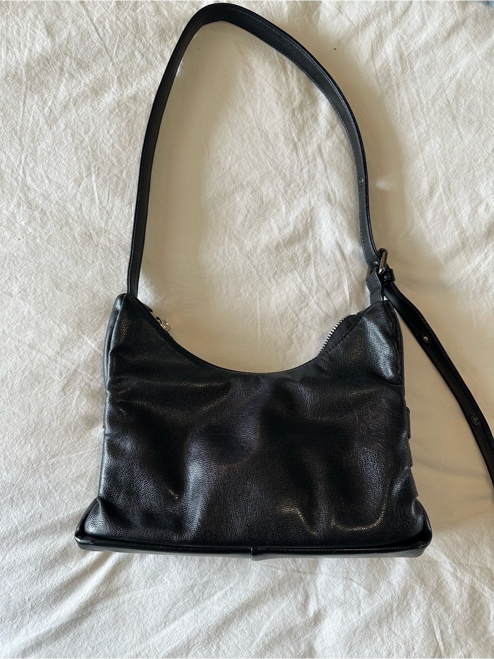 Samo Ondoh Korean Brand Black Trio Belt Mug Shoulder Bag - Picture 3 of 6